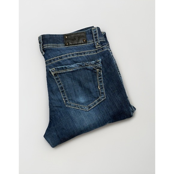 Buckle Black Jeans Women's 28W 34L Skinny Fit No 53 Dark Wash Stretch Comfort - Picture 1 of 8